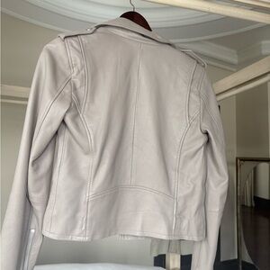 Walter Baker Women's Dove Gray Leather Jacket